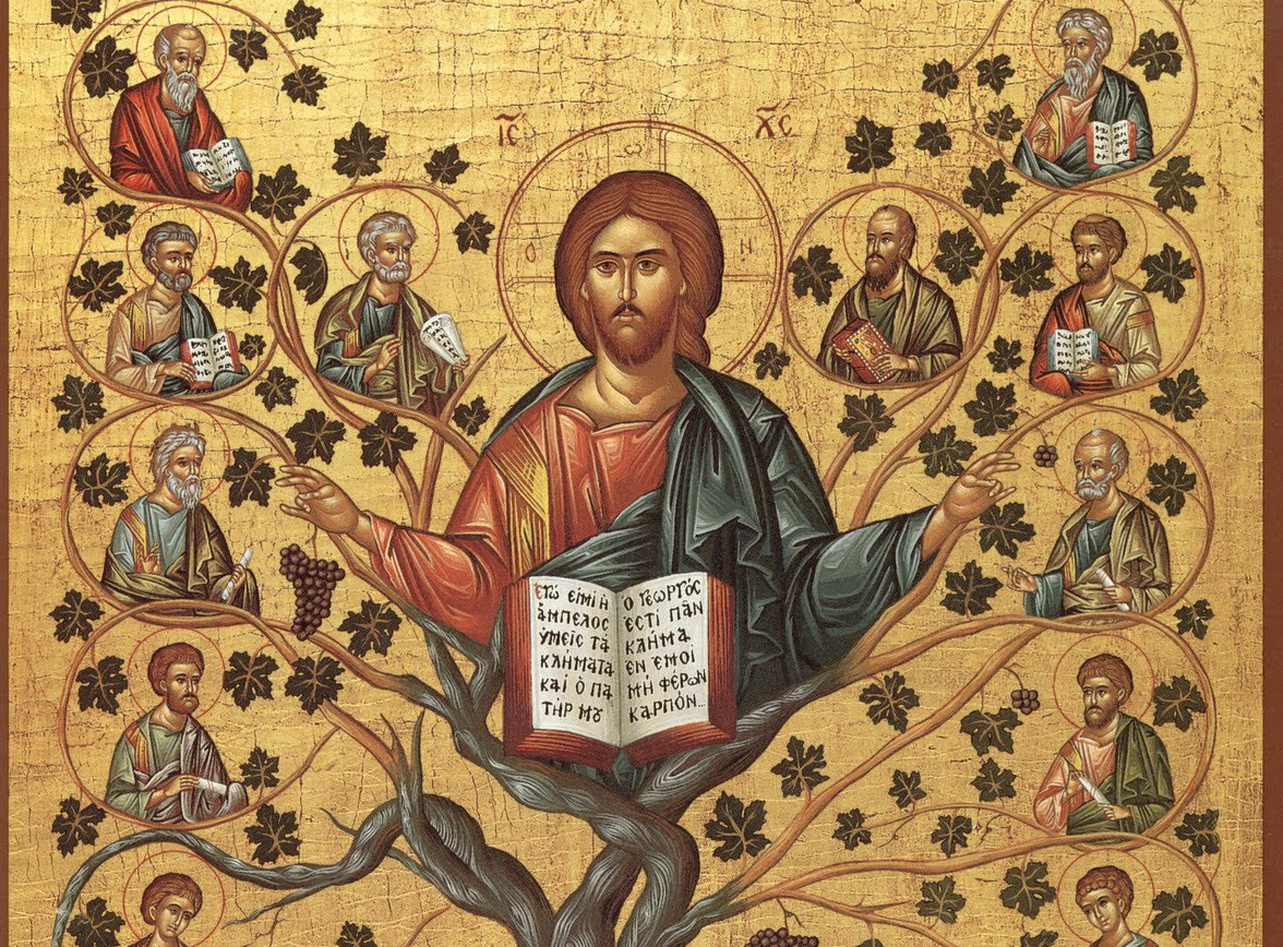 Iisus Hristos cu apostolii